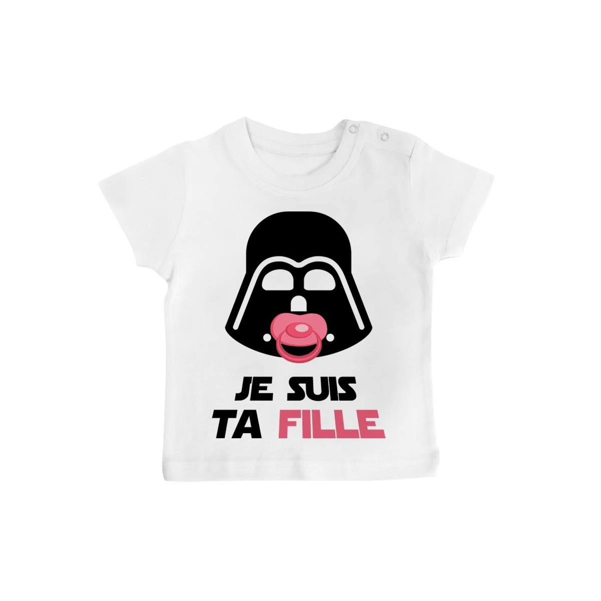 T-Shirt bébé Je suis ta fille