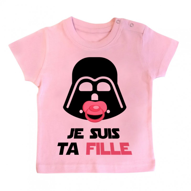 T-Shirt bébé Je suis ta fille