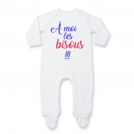 Pyjama bébé A moi les bisous !!!