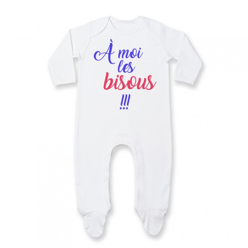 Pyjama bébé A moi les bisous !!!