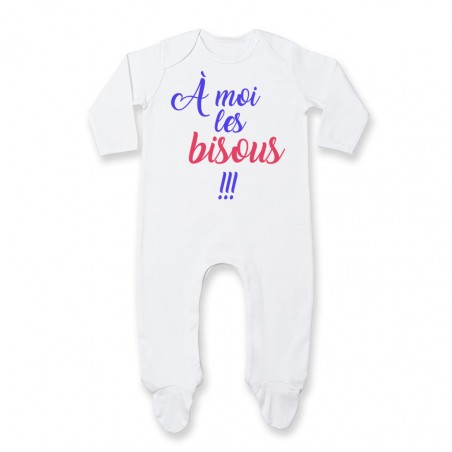 Pyjama bébé A moi les bisous !!!