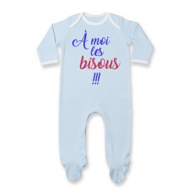 Pyjama bébé A moi les bisous !!!