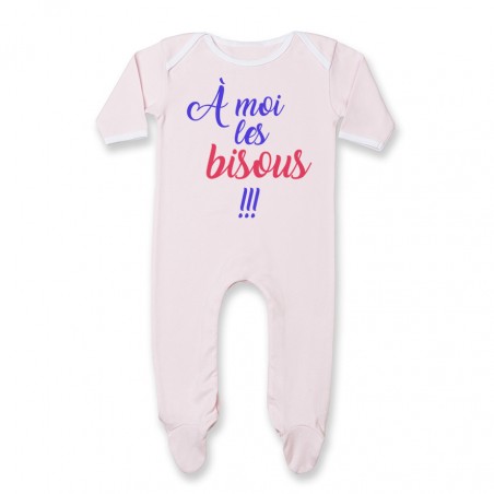 Pyjama bébé A moi les bisous !!!