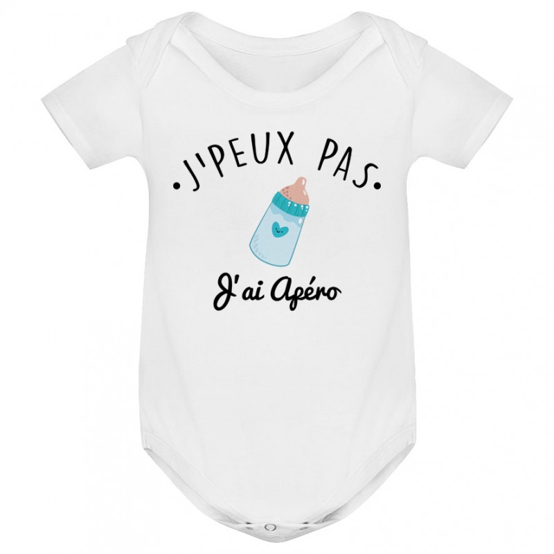 Body bébé J'peux pas j'ai Apéro Body bébé J'peux pas j'ai Apéro