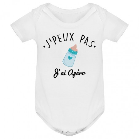 Body bébé J'peux pas j'ai Apéro