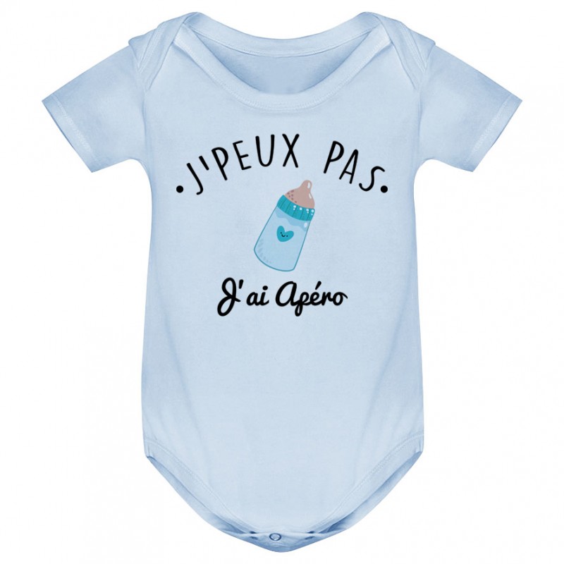 Body bébé J'peux pas j'ai Apéro Body bébé J'peux pas j'ai Apéro