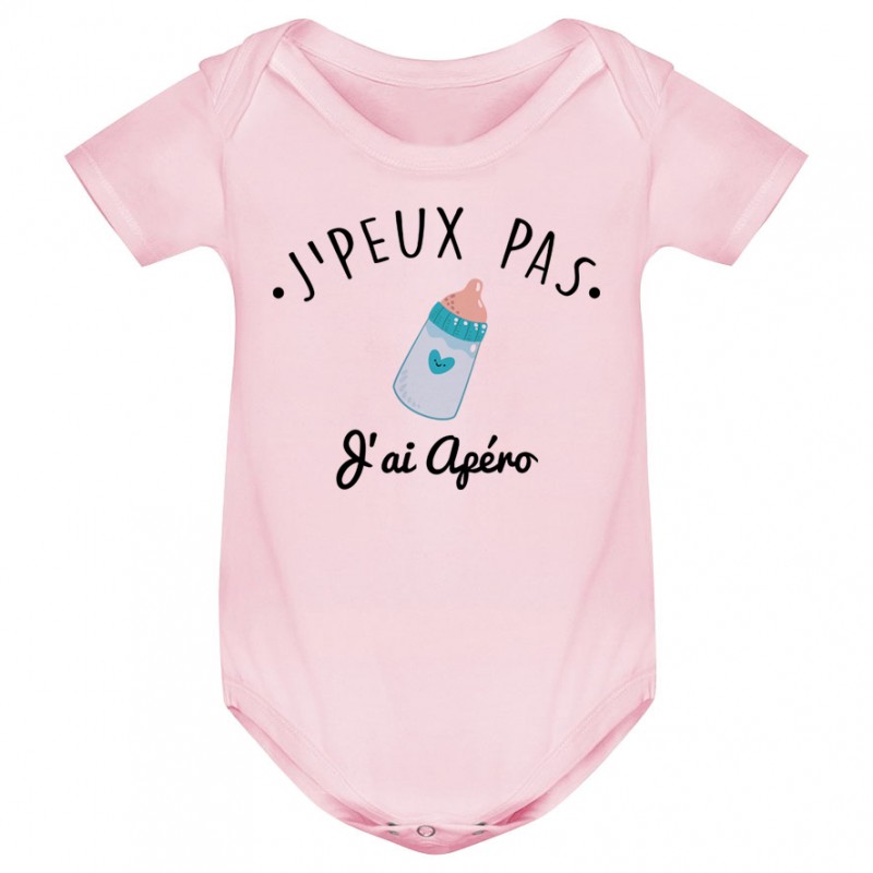 Body bébé J'peux pas j'ai Apéro Body bébé J'peux pas j'ai Apéro