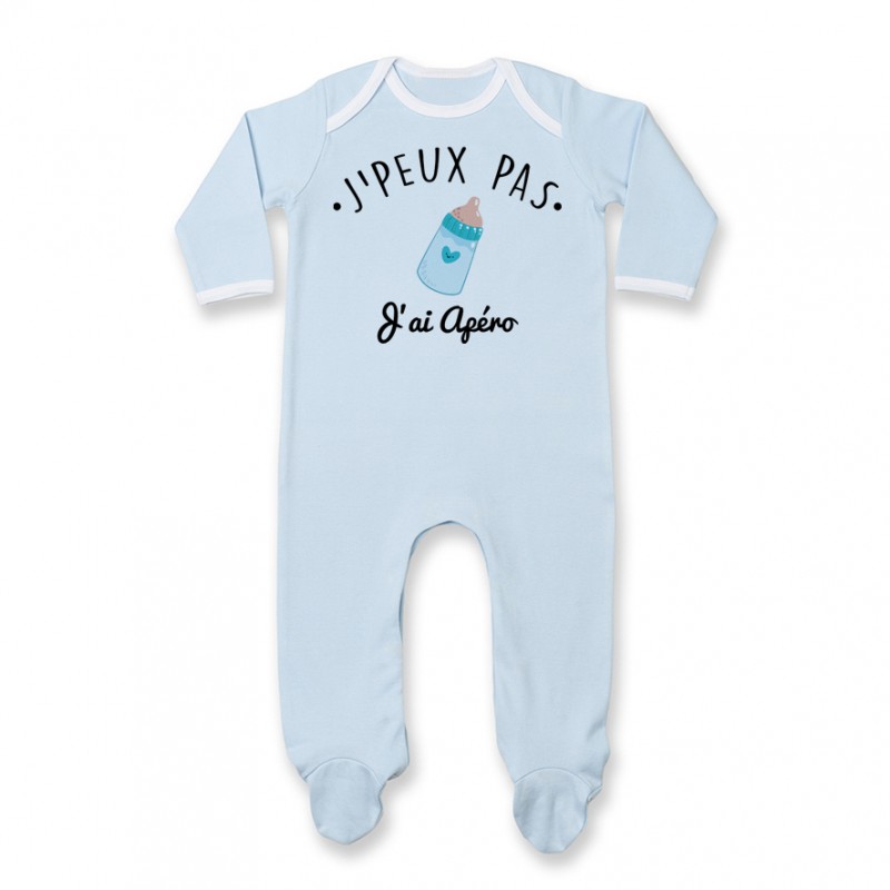 Pyjama bébé J'peux pas j'ai Apéro