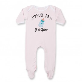 Pyjama bébé J'peux pas j'ai Apéro