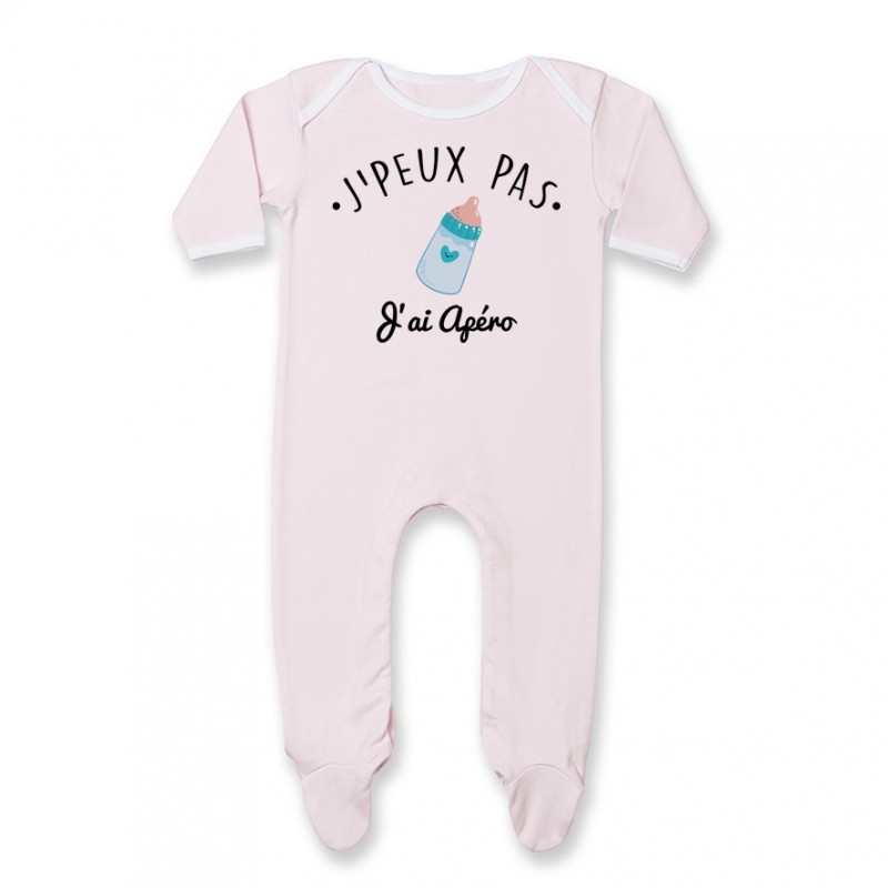 Pyjama bébé J'peux pas j'ai Apéro