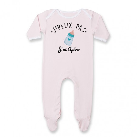 Pyjama bébé J'peux pas j'ai Apéro