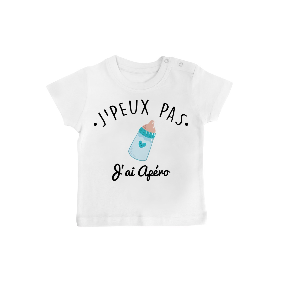 T-Shirt bébé J'peux pas j'ai Apéro