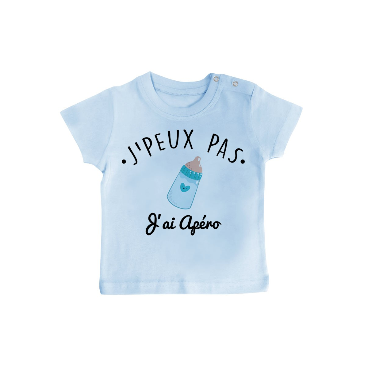 T-Shirt bébé J'peux pas j'ai Apéro