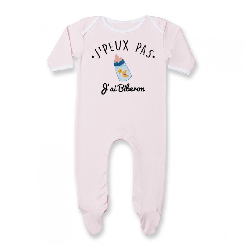 Pyjama bébé J'peux pas j'ai Biberon