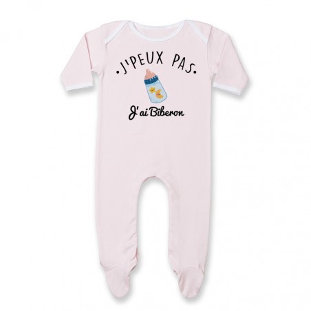 Pyjama bébé J'peux pas j'ai Biberon