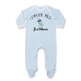 Pyjama bébé J'peux pas j'ai Biberon