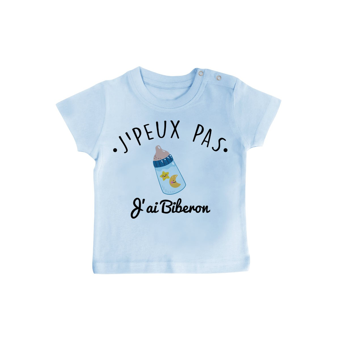 T-Shirt bébé J'peux pas j'ai Biberon