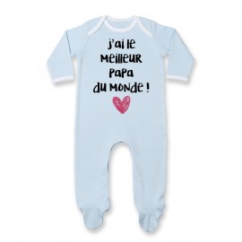 Pyjama bébé J'ai le meilleur papa du monde