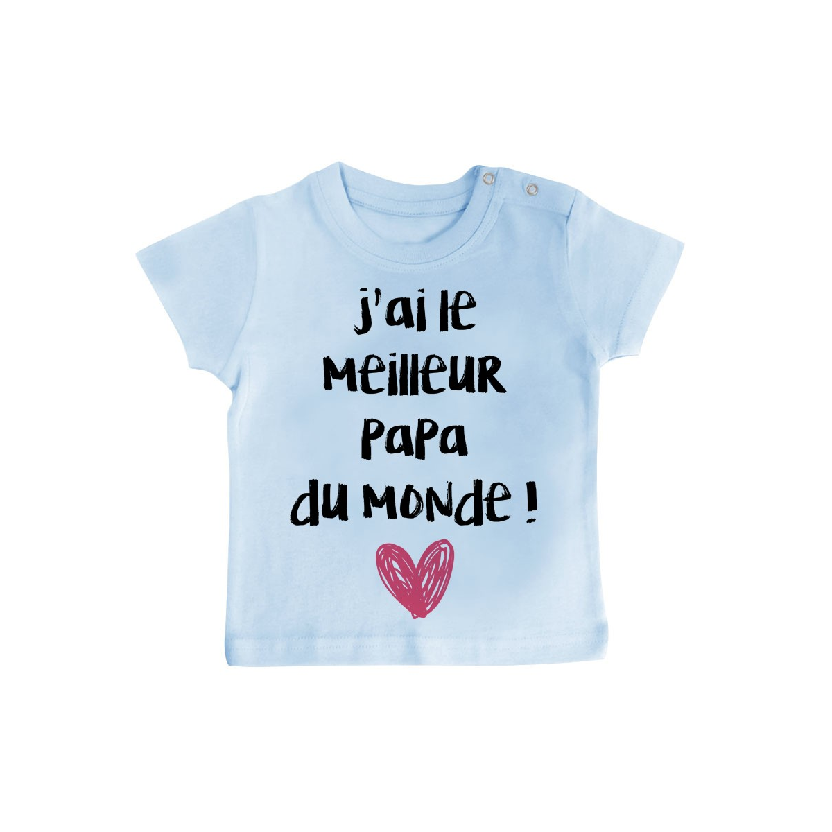 T-Shirt bébé J'ai le meilleur papa du monde