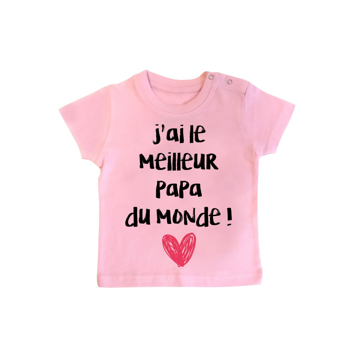 T-Shirt bébé J'ai le meilleur papa du monde