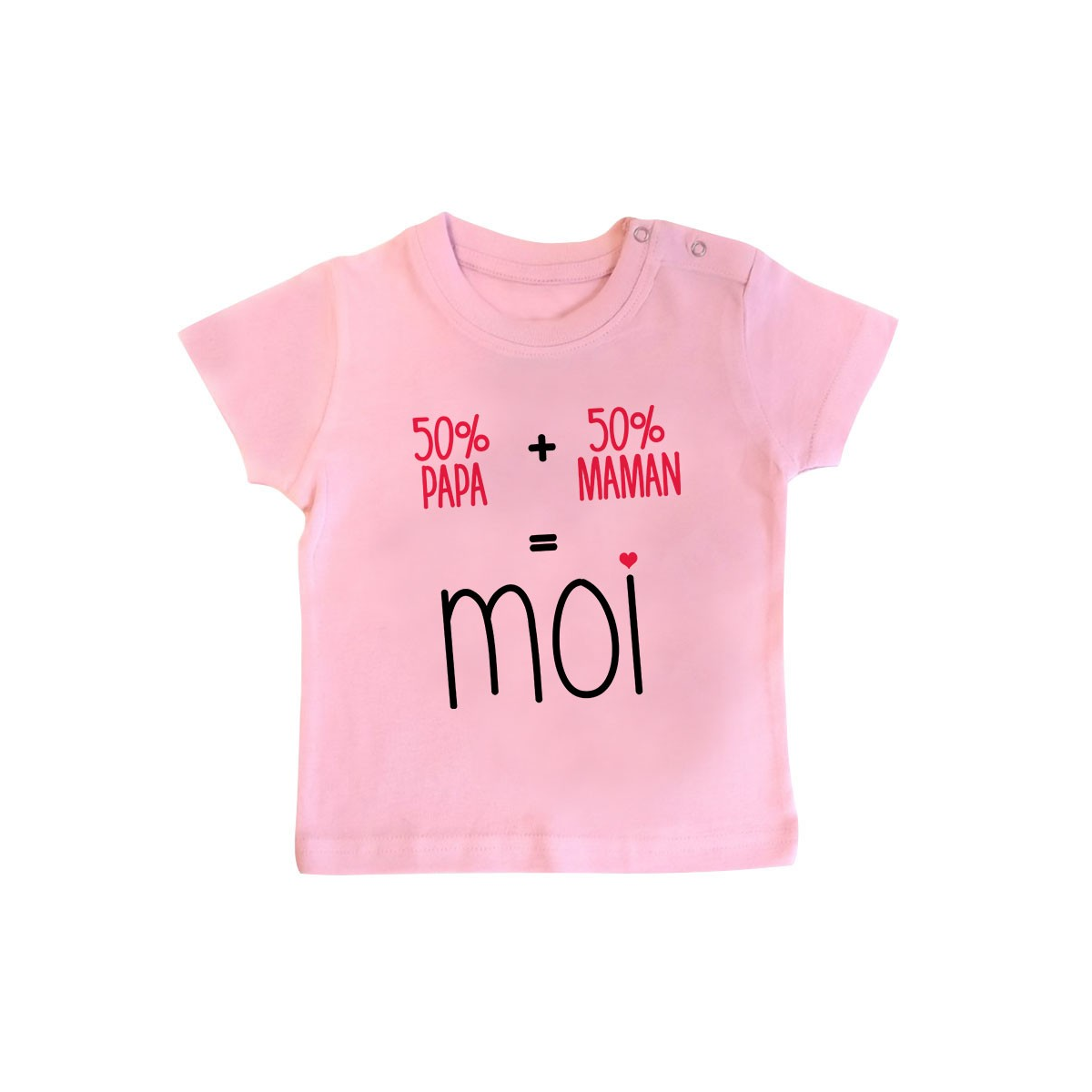 T-Shirt bébé 50/50 ( version fille )