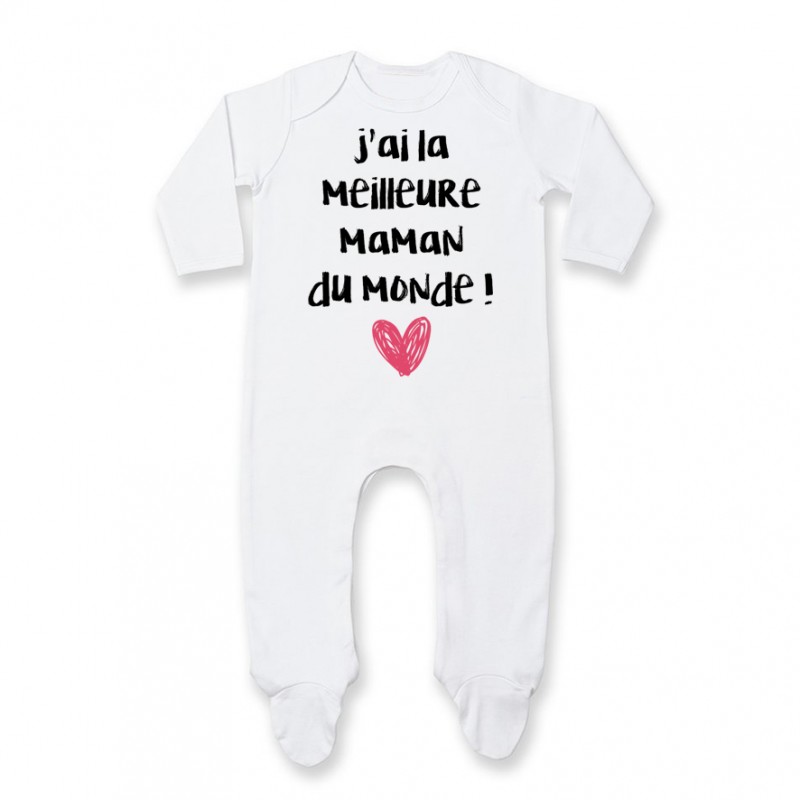 Pyjama bébé J'ai la meilleure maman du monde