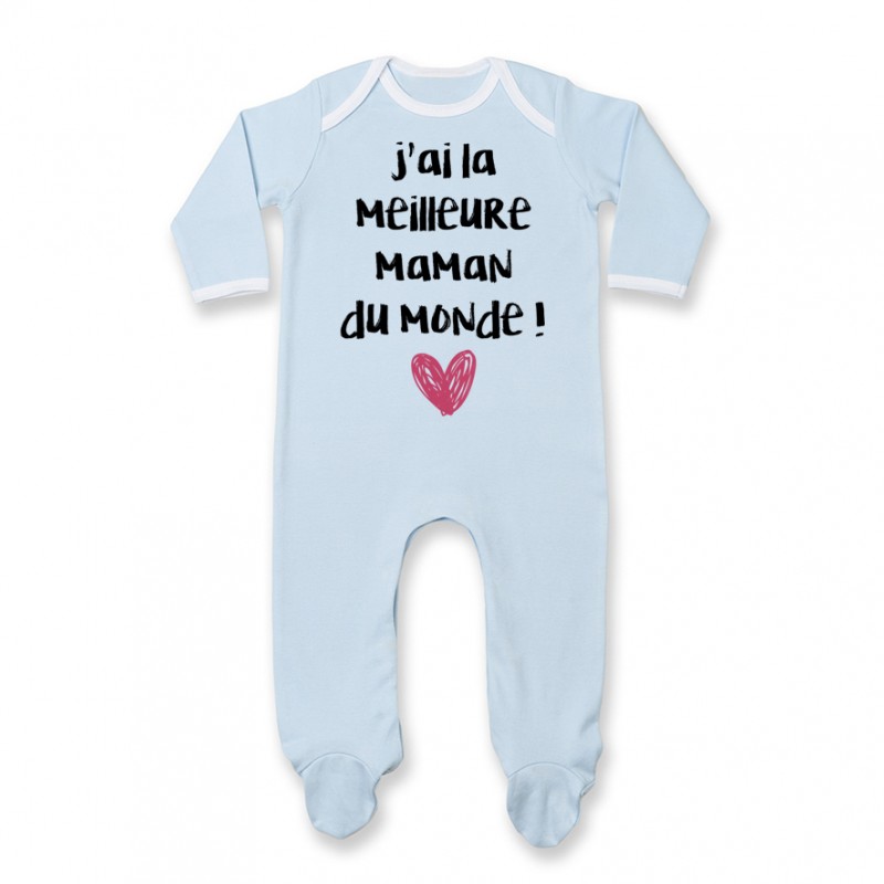 Pyjama bébé J'ai la meilleure maman du monde