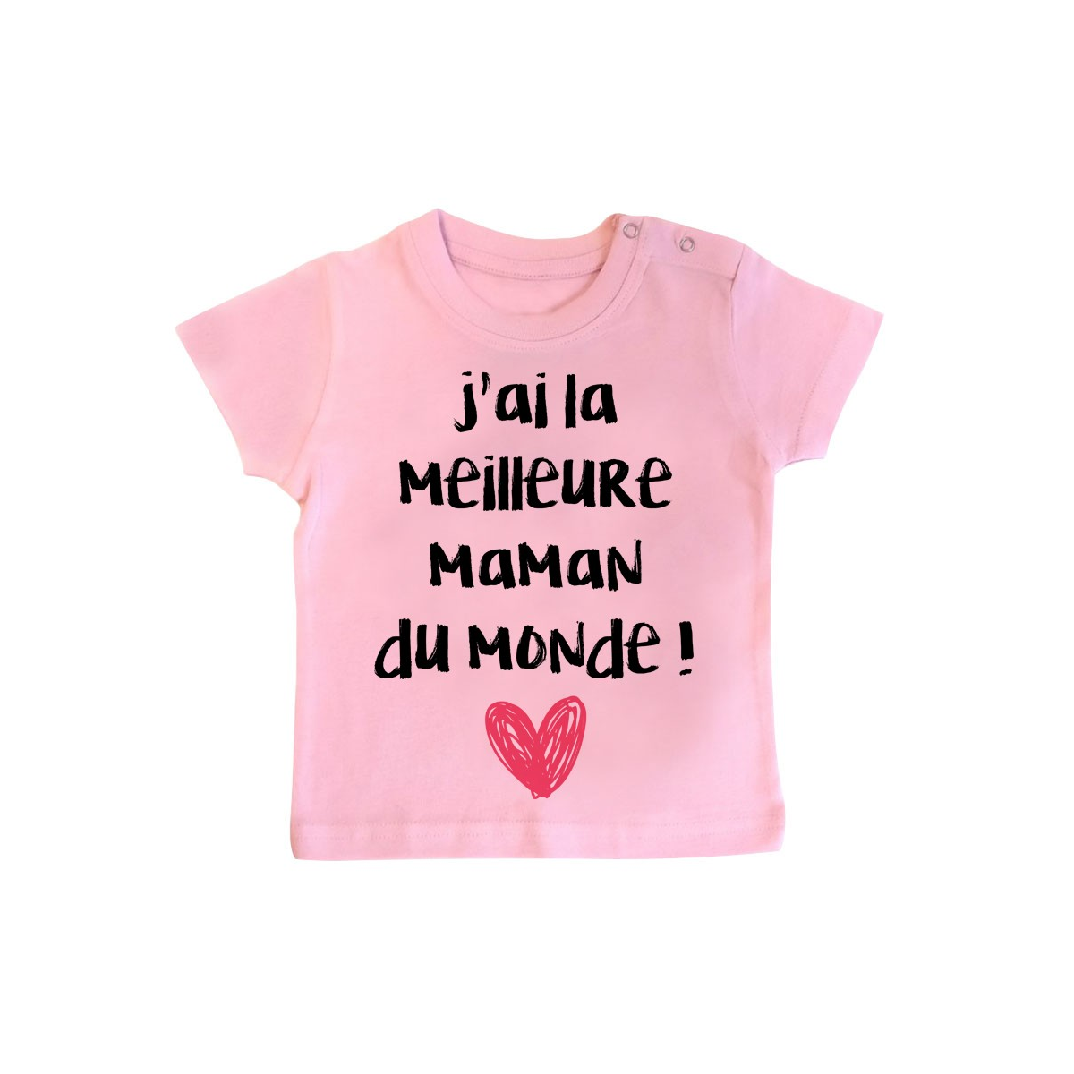 T-Shirt bébé J'ai la meilleure maman du monde