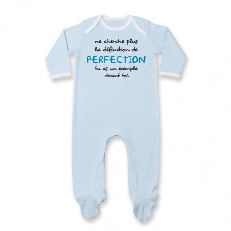 Pyjama bébé La définition de PERFECTION ( version garçon )